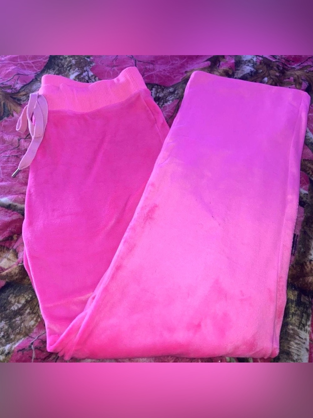 aerie Hot Pink Velour Sweatpants